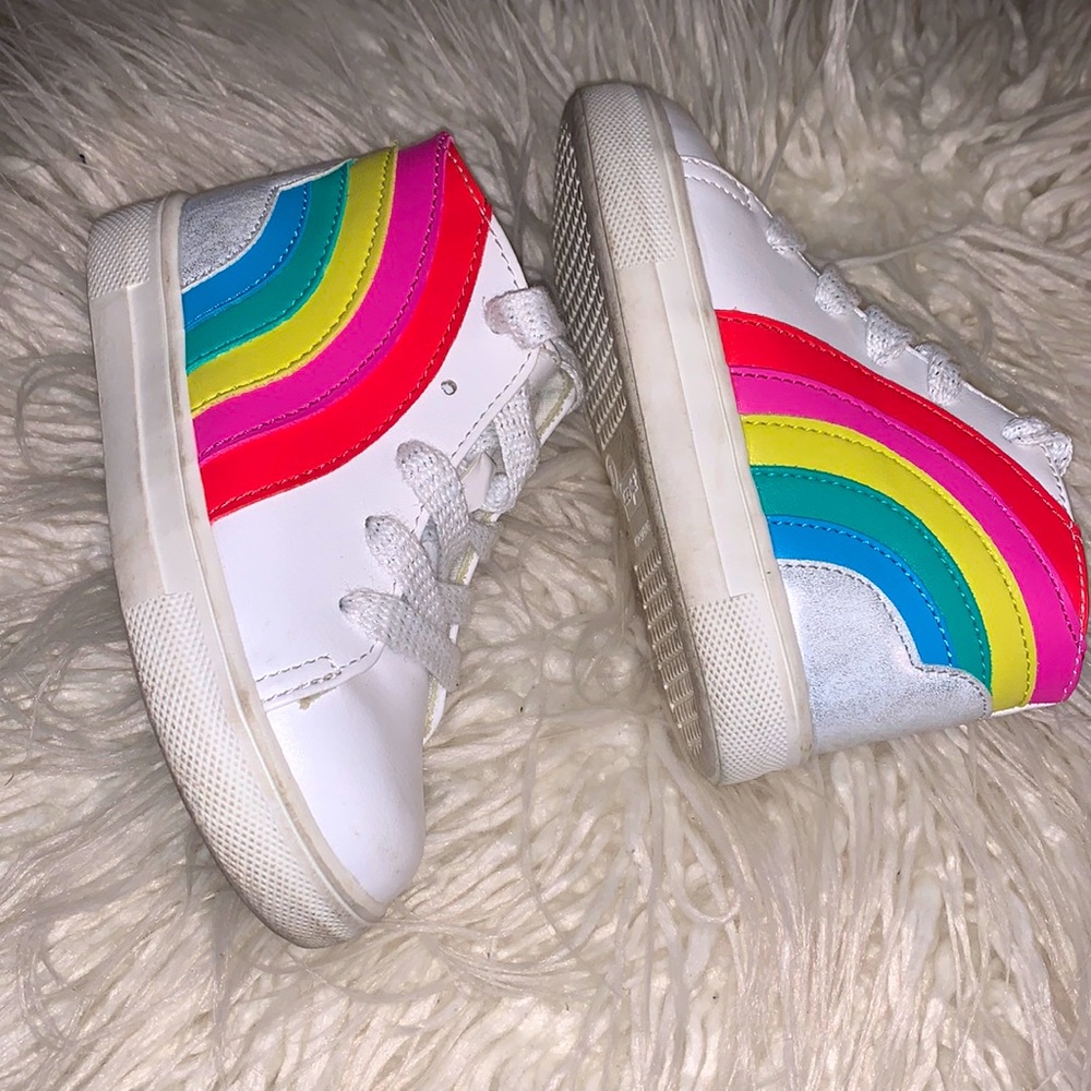 Rainbow Cat and Jack sneakers - good condition